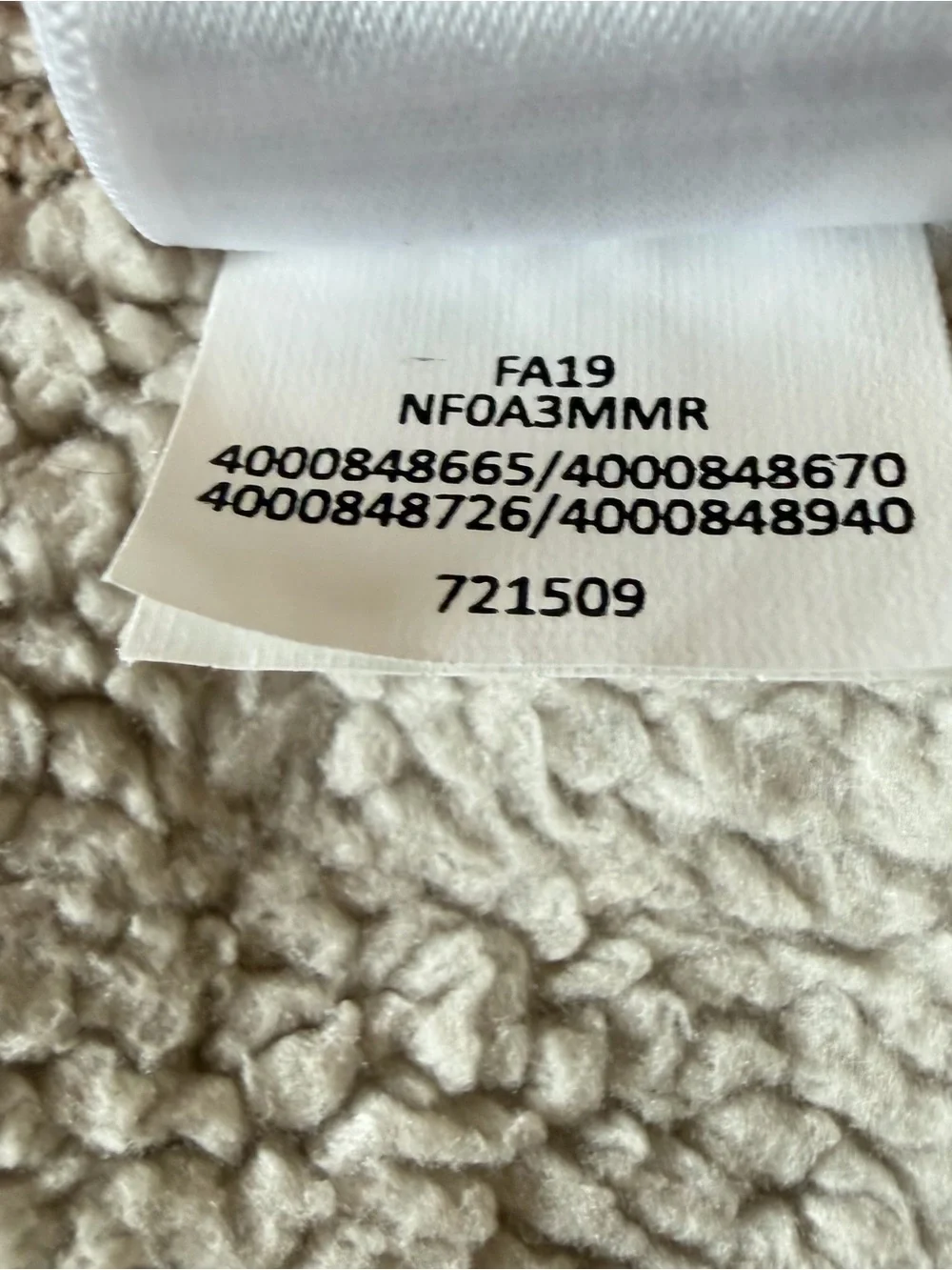 The North Face Sherpa Lined Hoodie Jacket Olive Green Mens Size Large L